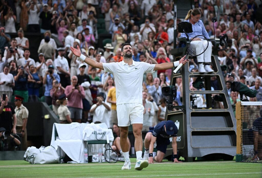 Wimbledon: Djokovic shines in 5-hour showdown to record longest quarter-final